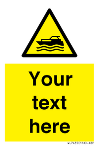 Custom Warning motorised watercraft